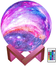 Moon Lamp Galaxy Lamp 5.9 Inch 16 Colors LED 3D Remote &amp; Touch Control Lava Lamp - £25.63 GBP
