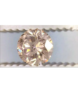 CHAMPAGNE DIAMOND GEM ROUND CUT AFRICAN GENUINE COLORED NATURAL MINI FAC... - $19.75