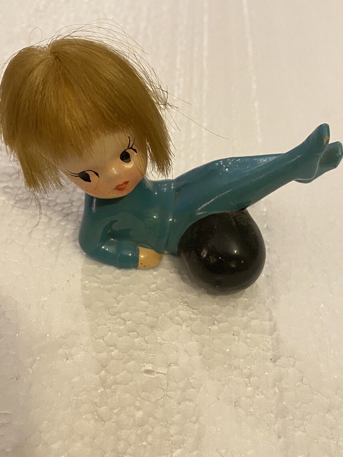 inarco girl bowling ball hair 1960’s Mcm - $63.10