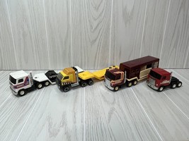 Buddy L Vintage Mack Semi Truck Trailer Toy lot NASA Red Yellow used - £31.00 GBP