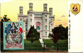 State Capitol Baton Rouge LA w New Orleans PPIE Logical Point Stamp R25 - £83.84 GBP