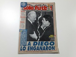 old magazine  Solofutbol  A Diego ( Maradona)  lo engañaron N473 1994 - £18.64 GBP