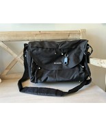 Columbia Outfitter Black Expandable Messenger Diaper Bag W/Portable Chan... - €11,33 EUR