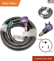 6 Gauge NEMA 6-50 Plug Replacement 6-50P Power Cord with STW 6AWG Cable,... - $130.67