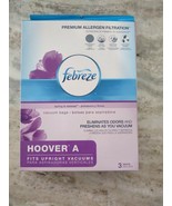 Febreze Hoover A Fits Upright Vacuums 3 Bags - £8.43 GBP