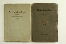 1916-17 Marion College for Young Women &amp; 1921-22 Marion Junior College Books - £23.08 GBP