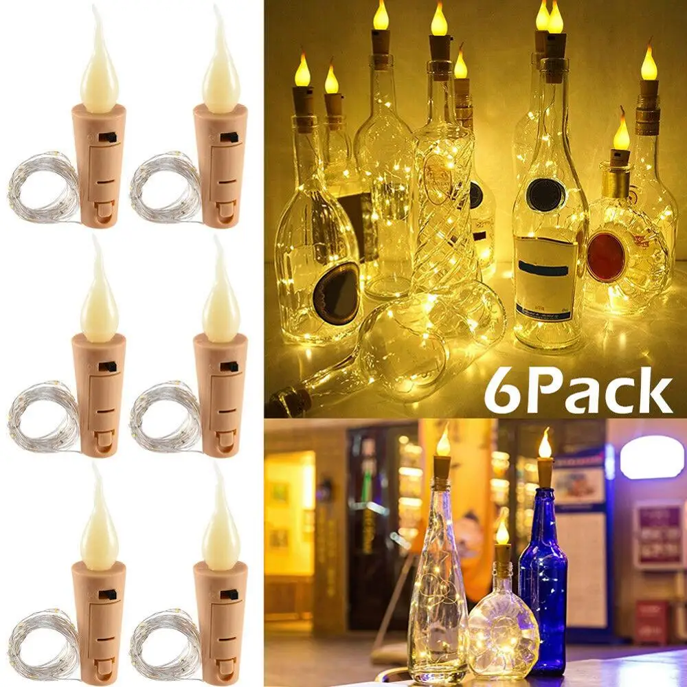 Wine Bottle Lights Candle light, 20 LEDs Bottle Wine Lights String Battery Opera - £151.54 GBP