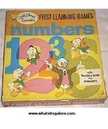 Walt Disney FIRST LEARNING GAME Ludwig von Drake  - $12.00