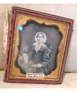 Identified Woman 1/6 Plate Daguerreotype Separated Union Case Pink Cheeks - $174.57 CAD