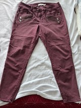 TORRID Womens Super Soft Feel the Fit Jegging Jeans Size 18R Burgundy - £11.37 GBP