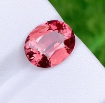 Natural 3.50 Cts Burma Spinel orangish Pink 10.98 x 8.98 loose gemstone - £851.10 GBP