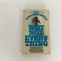 Vintage PB book Why not everything by Burt Hirschfeld - £15.49 GBP