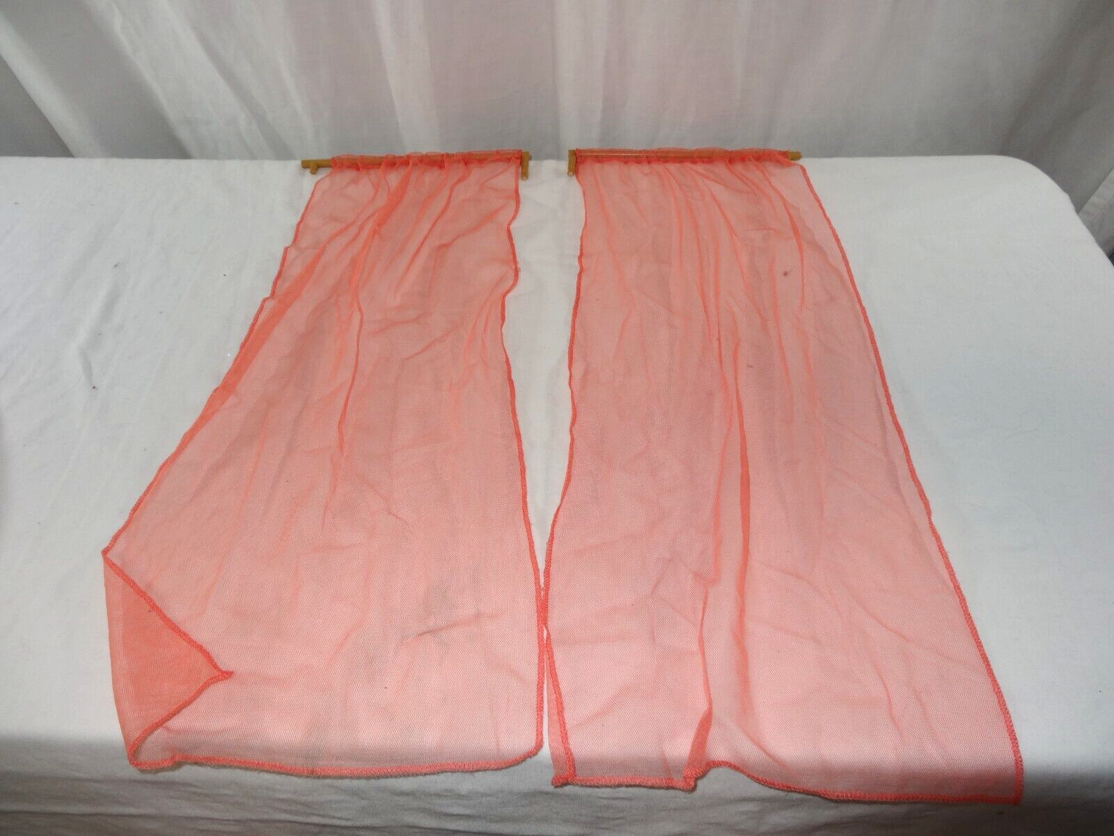 Primary image for American Girl Doll Lea Rainforest Hut Mosquito Net Curtains Panel Rod Both Side