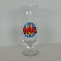 Dave and Buster&#39;s Restaurant TNTea Hurricane Glass Stemware 8 1/4&quot; tall 3&quot; wide - £9.91 GBP