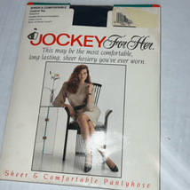 Vintage Jockey for Her controlled top pantyhose navy blue - £6.93 GBP