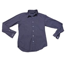 Theory Mens Sylvain Shirt in Bordeira Button Down Plaid Preppy Casual Size XS - £28.94 GBP