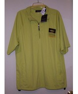 GREG NORMAN Playdry Weatherknit Shirt - Sz Large - Lime Green - NWT! - £19.59 GBP