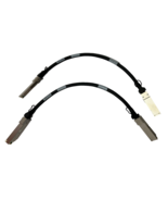 Lot of 2 NetApp QSFP To QSFP SAS 0.5M Stacking Cable DS4246 DS2246 112-0... - $24.56 CAD