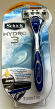 Schick Hydro 3 [3 BLADES] Razor &amp; 2 Cartridges - £7.82 GBP