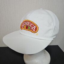Vintage Corded 5 Panel Dad Hat White Seneca Embroidered Made in USA Snap... - €24,71 EUR