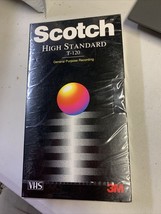 Scotch HS T-120 Blank VHS Tape High Standard Brand New / Unopened / Unused - £4.53 GBP