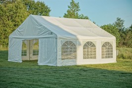 SHADE TREE™ 20&#39;x20&#39; Fire Resistant Event Tent w/Sidewalls - £679.44 GBP