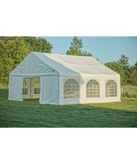 SHADE TREE™ 20&#39;x20&#39; Fire Resistant Event Tent w/Sidewalls - £671.62 GBP