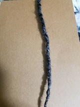 100% Human Hair Locks handmade Dreadlocks 80 pieces 8&#39;&#39;-10&#39;&#39; color mix 1b/grey - £237.27 GBP