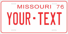 Missouri 1976 v2 Plate Personalized Custom Car Bike Motorcycle Moped Key Tag - $10.99+