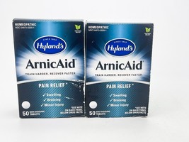 Hylands Arnicaid Pain Relief 50 Quick Dissolve Tablets Lot of 2 - £12.26 GBP