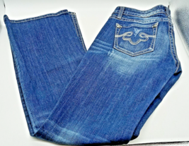 Vintage Rerock for Express Jeans Boot Cut Womens 8 L W30X L31 Distressed... - $19.68