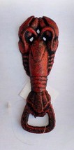 6&quot; L Rustic Nautical Theme Cast Iron Lobster Bottle Opener Beer Soda Opener NWT  - £9.75 GBP+