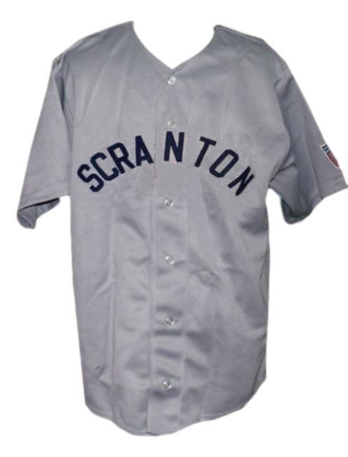 Scranton miners retro baseball jersey 1945 button down grey   1