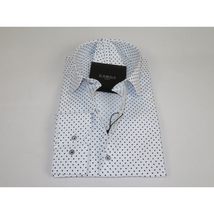 Mens Shirt Hankie CASILA Turkey Cotton Blend 501920-09 navy Polka Dots image 4