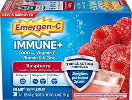 Emergen-C Immune+ Triple Action Immune Support Powder, BetaVia (R), 1000mg Vitam - £28.77 GBP