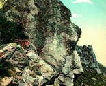 Profile Rock Summit Mt Tamalpais California CA UNP 1910s Vtg Postcard PNC - $3.91