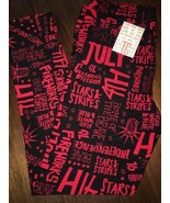 NEW LuLaRoe American Tall & Curvy TC Black Red Patriotic 4th Of July Leggings - $19.79