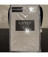 RALPH LAUREN 2 PC Cotton Dunham Sateen Dove Gray Standard Pillowcases NE... - €25,64 EUR