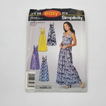 Its So Easy Its Simplicity Sewing Pattern UnCut 2638 Misses Dresses Sizes 6-16 - £5.44 GBP