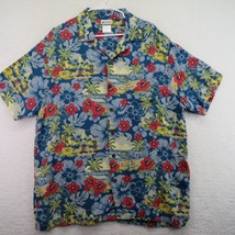 Disney Shirt Mens Extra Large Mickey Mouse Surfing Hawaiian Tiki Pluto D... - £23.29 GBP