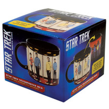 Star Trek Magic Transporter Black Ceramic 12 oz Two-Sided Mug, NEW UNUSED - £12.16 GBP