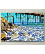 San Diego Wall Art, Oceanside Beach Pier, Fine Art Photo on Metal, Canva... - $586.90 MXN+