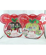 2 Set Lot Of Disney Christmas Activity Sets Foam Sticker/Stamper Activit... - £7.92 GBP