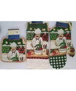 Kitchen Linen Love To Cook Chef Theme Dishcloth Potholders Towel.. Selec... - $2.96+