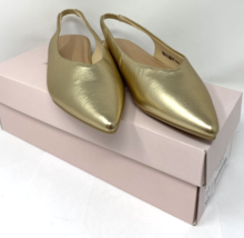 Chinese Laundry Hadiya Metallic Gold Slingback Pump Women's 6 NEW - $43.69
