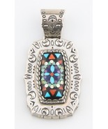 Carolyn Pollack Relios Inc. Sterling Silver Mosaic Muti Stone Pendant - $211.46 CAD