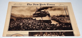 The New York Times Rotogravure Picture Section Part 4, Sunday, June 11th... - £19.29 GBP