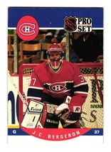 1990 Pro Set #614 Jean-Claude Bergeron Montreal Canadiens - £1.57 GBP