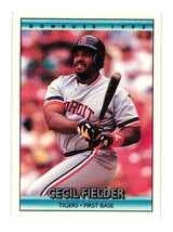 1992 Donruss #206 Cecil Fielder Detroit Tigers - £2.37 GBP