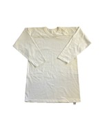 VTG Russell Athletic Sweatshirt Mens M Cream Off-White Pullover V Neck B... - $32.00